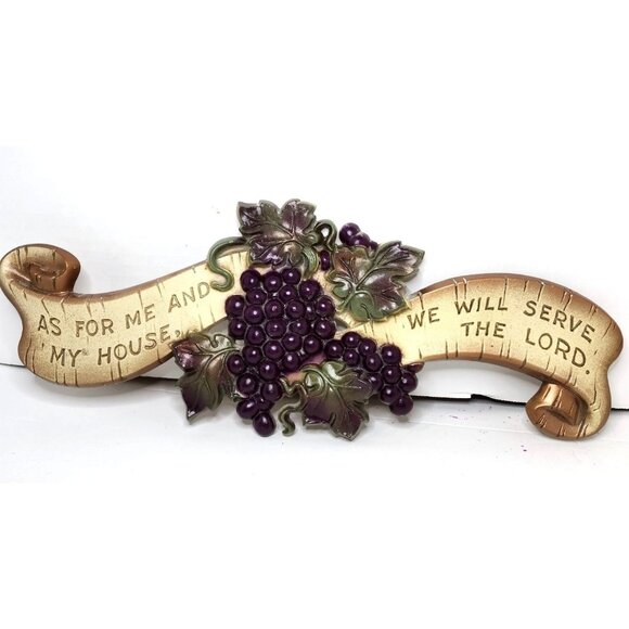 JOSHUA 24:15 HOME DECOR BANNER SCROLL - Picture 1 of 4